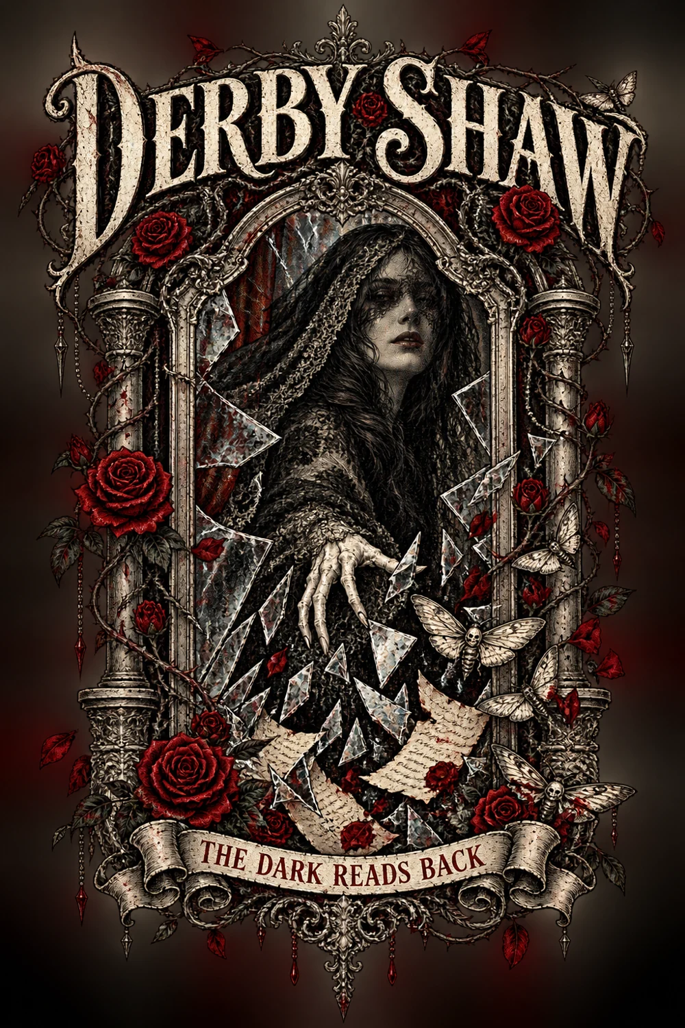 Derby Shaw gothic mirror and apparition artwork